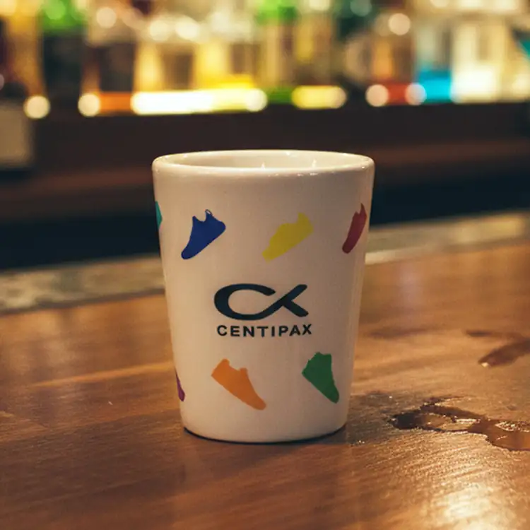 Stoke Ceramic Shot Glass 1.5 oz - Multicolor #5