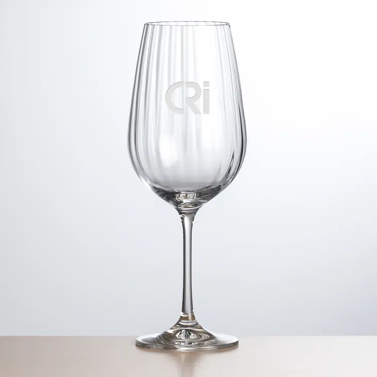 Amerling Wine Glass 18 oz - Deep Etch