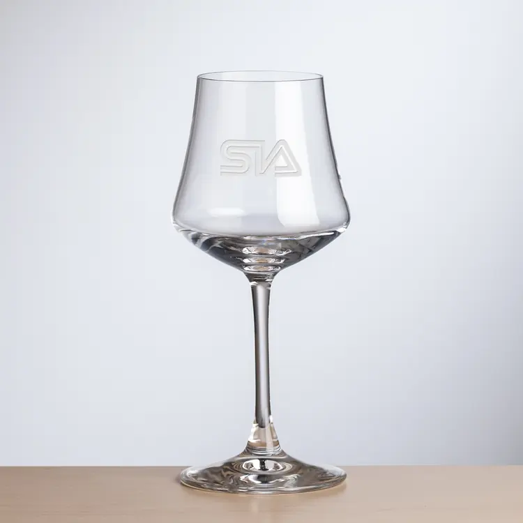 Atlantis Wine Glass 11 oz - Deep Etch