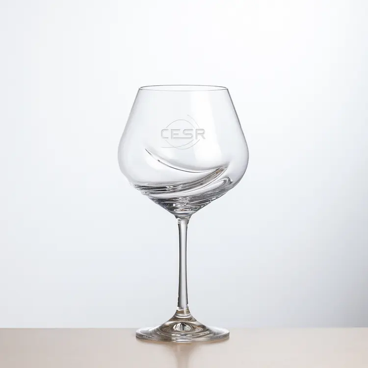 Bartolo Wine Glass 19 oz - Deep Etch