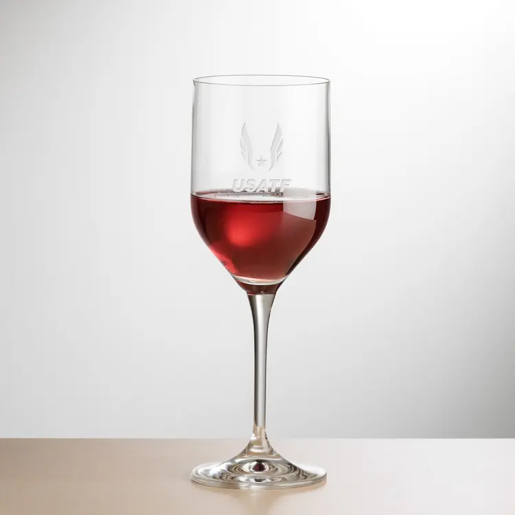 Belmont Wine Glass 11 oz - Deep Etch