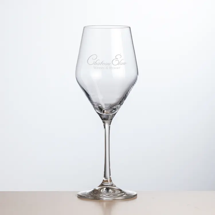 Bengston Wine Glass 15 oz - Deep Etch