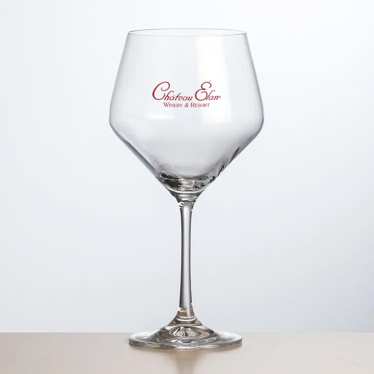 Bengston Burgundy Wine Glass 19.5 oz - Imprinted