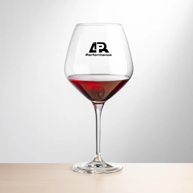 Santiago Burgundy Wine Glass 26 oz - Imprinted
