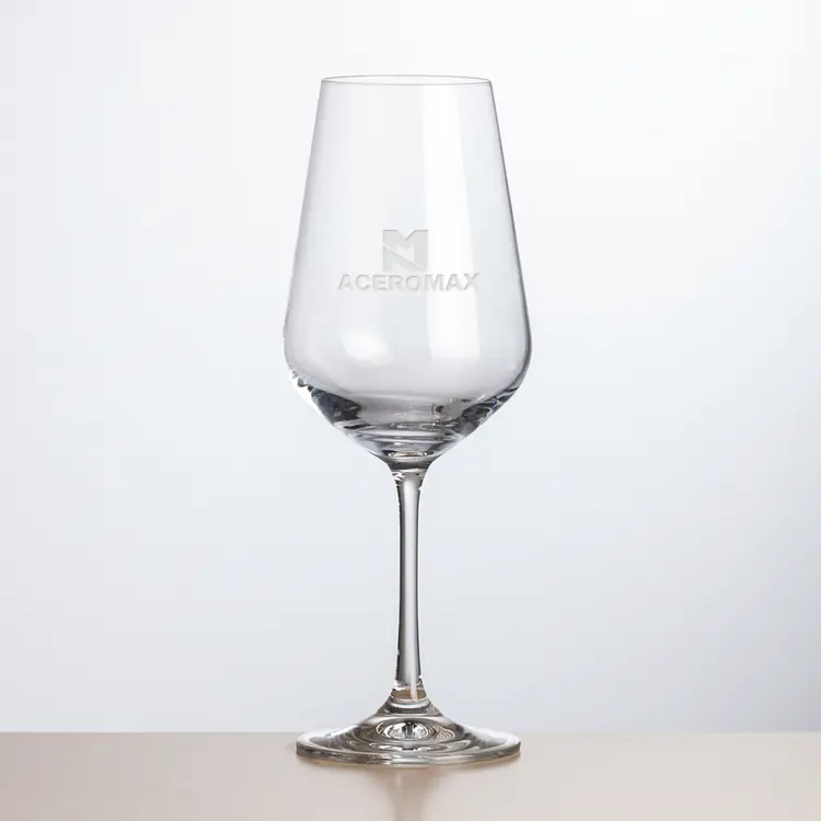 Breckland Wine Glass 15 oz - Deep Etch