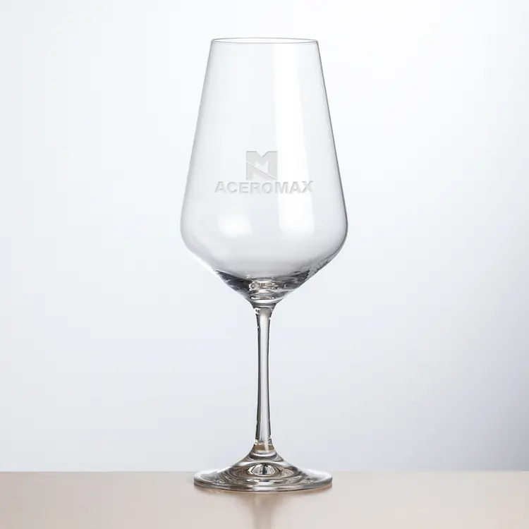 Breckland Wine Glass 18 oz - Deep Etch