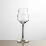 Bretton Wine Glass 10 oz - Deep Etch