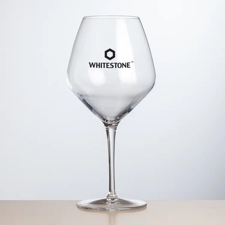 Brunswick Burgundy Wine Glass 27 oz - Imprinted