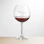 Burlington Burgundy Wine Glass 23 oz - Deep Etch