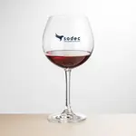 Burlington Burgundy Wine Glass 23 oz - Imprinted