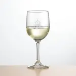 Burton Wine Glass 8.5 oz - Deep Etch
