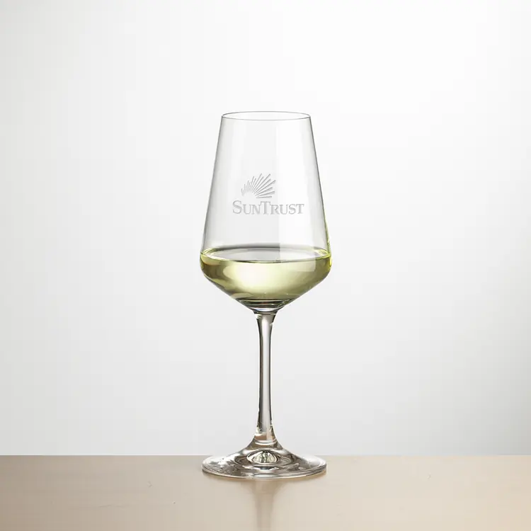 Cannes Wine Glass 12 oz - Deep Etch