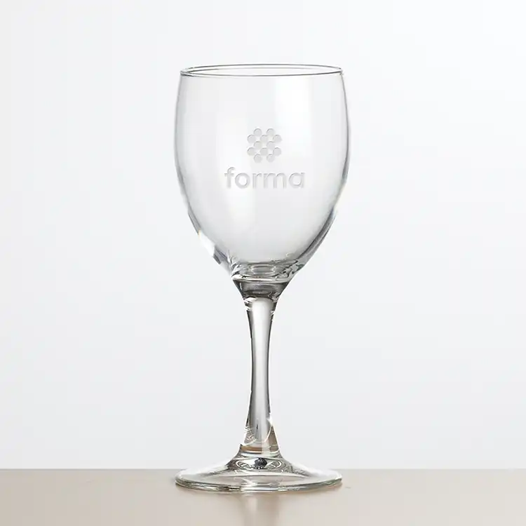 Carberry Wine Glass 11 oz - Deep Etch