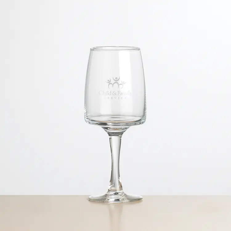 Cherwell Wine Glass 8 oz - Deep Etch