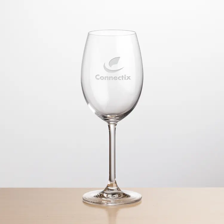 Coleford Wine Glass 12 oz - Deep Etch