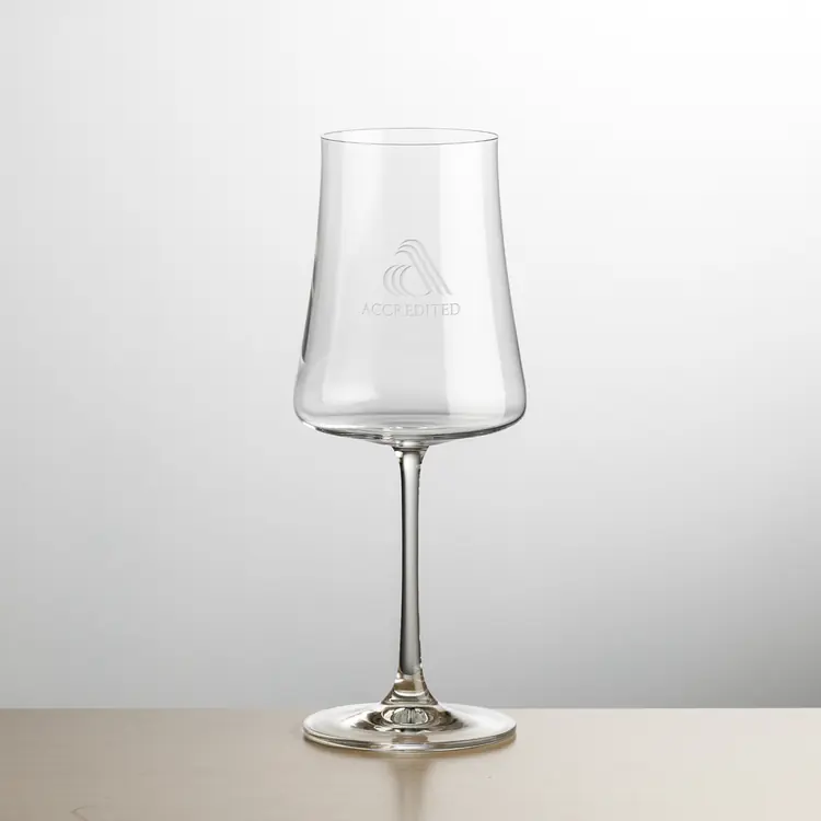 Dakota Wine Glass 15 oz - Deep Etch