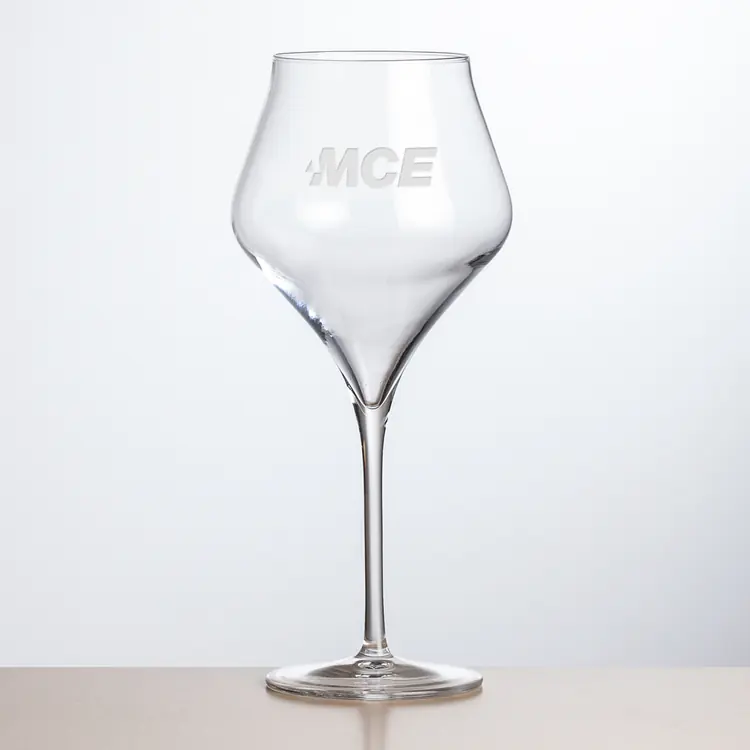 Lanyon Wine Glass 22 oz - Deep Etch