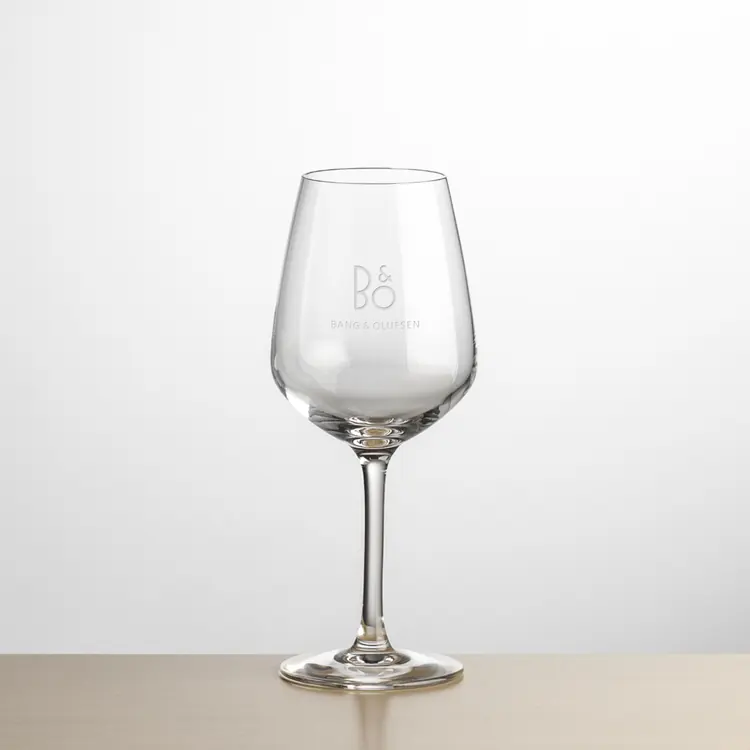 Mandelay Wine Glass 10 oz - Deep Etch