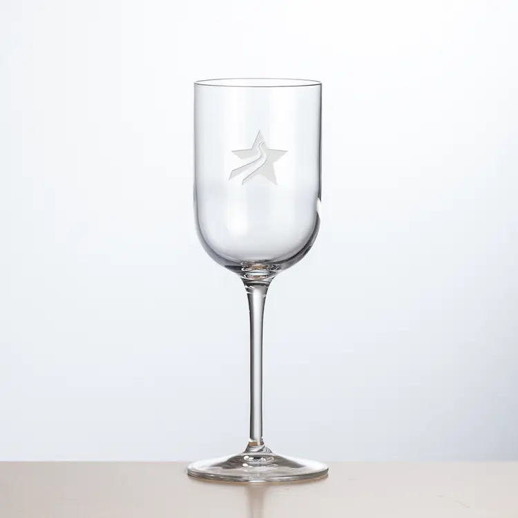Mariella Wine Glass 9.5 oz - Deep Etch