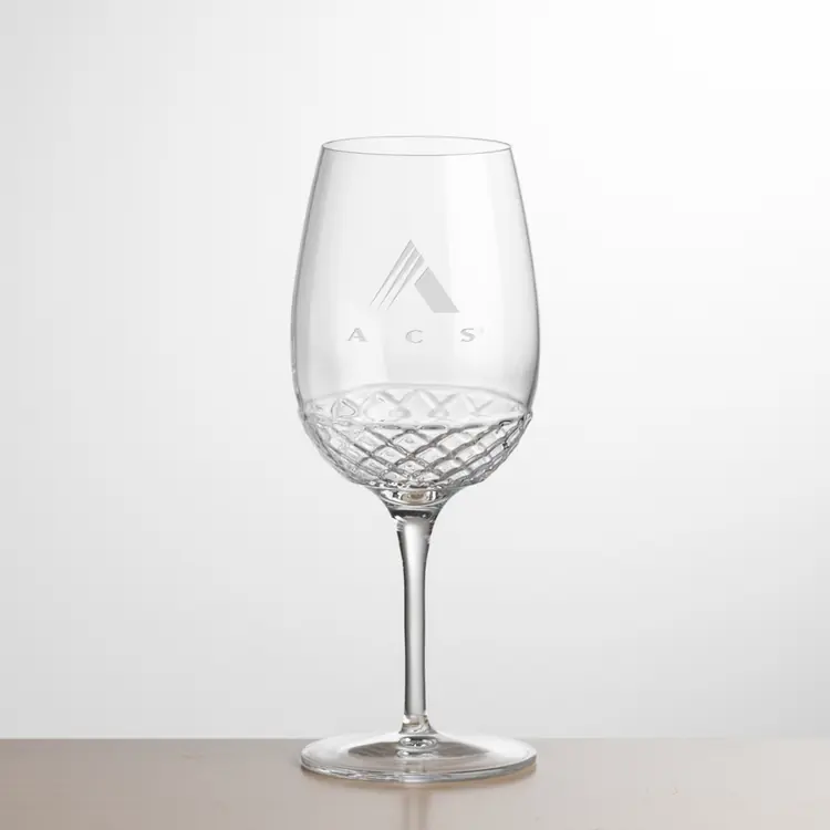 Naselle Wine Glass 18.5 oz - Deep Etch