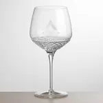 Naselle Burgundy Wine Glass 27.25 oz - Deep Etch
