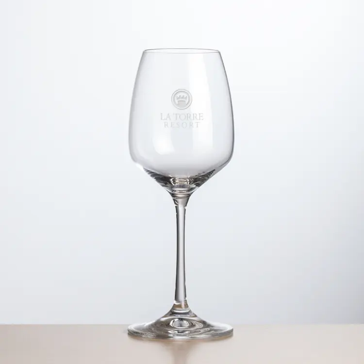 Oldham Wine Glass 11.5 oz - Deep Etch