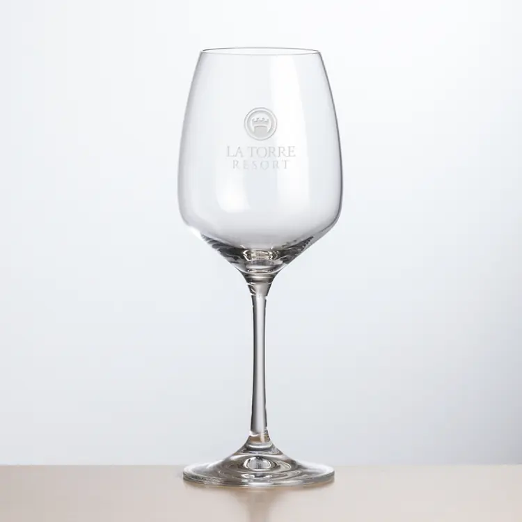 Oldham Wine Glass 15 oz - Deep Etch