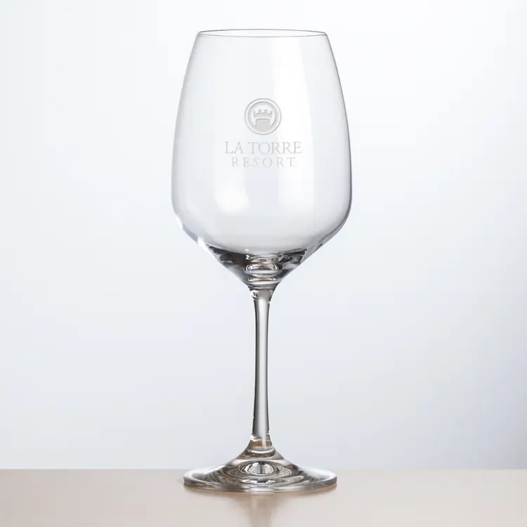 Oldham Wine Glass 18.5 oz - Deep Etch