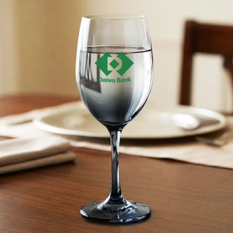 Soudan Wine Glass 11 oz Smoke - Imprinted #5