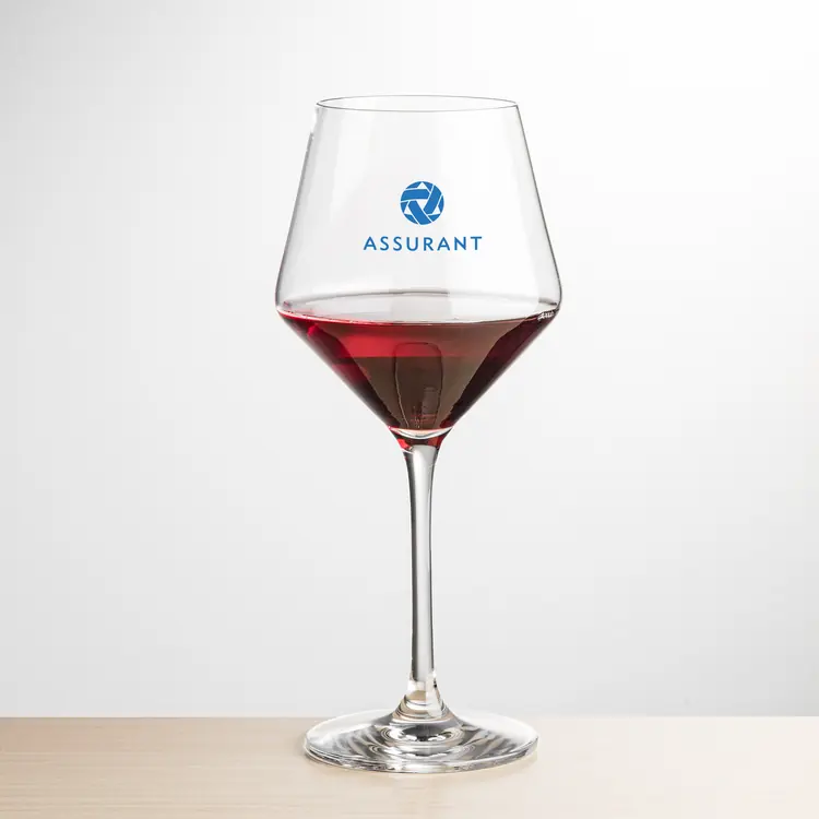 Tucson Burgundy Wine Glass 16 oz - Imprinted
