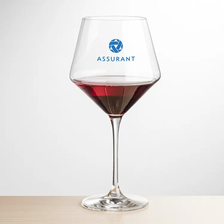 Tucson Burgundy Wine Glass 23 oz - Imprinted