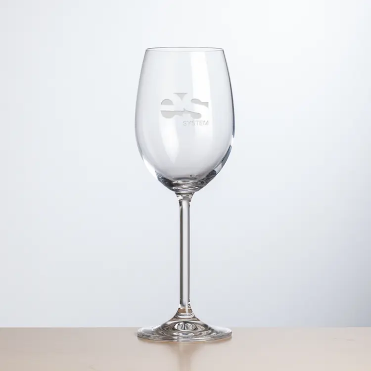 Woodbridge Wine Glass 12 oz - Deep Etch