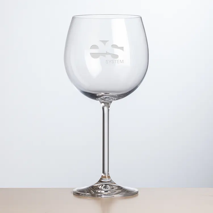 Woodbridge Wine Glass 19 oz - Deep Etch