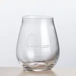 Alina Stemless Wine Glass 14 oz - Deep Etch