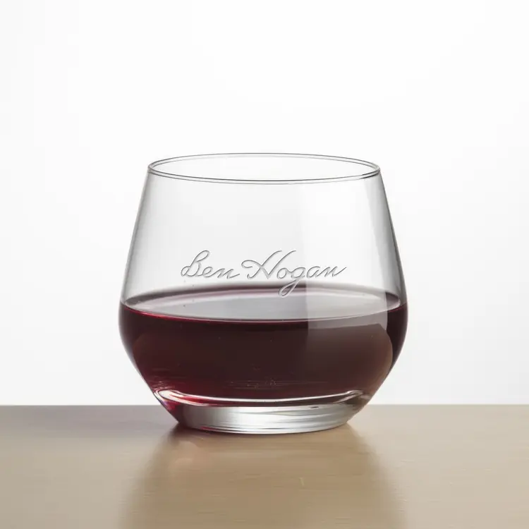 Bexley Stemless Wine Glass 11.5 oz - Deep Etch