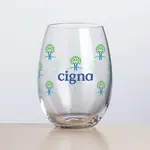 Carlita Stemless Wine Glass 17 oz - Multicolor