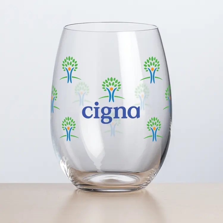 Carlita Stemless Wine Glass 22 oz - Multicolor