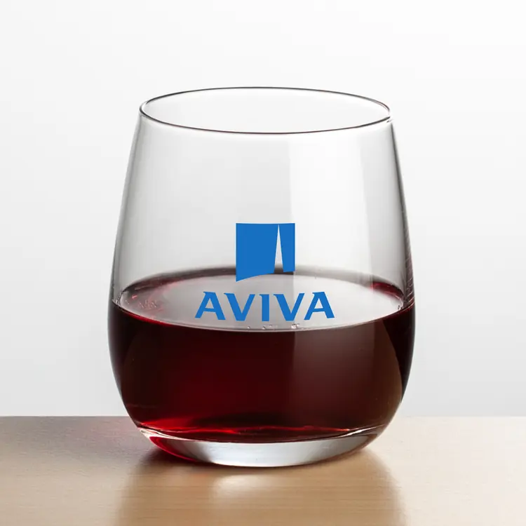 Crestview Stemless Wine Glass 12 oz - Imprinted