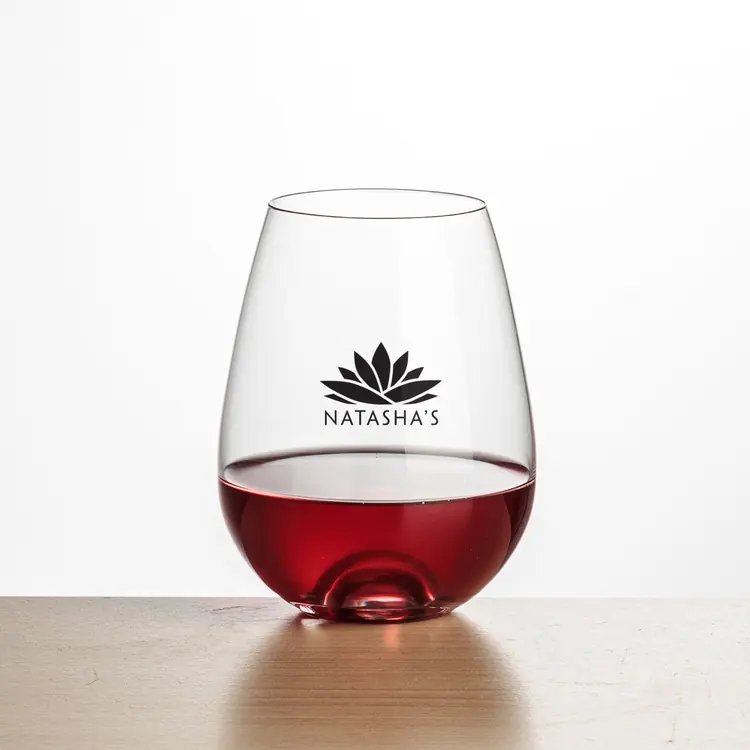 Edderton Stemless Wine Glass 11 oz - Imprinted