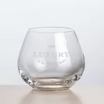 Florentina Stemless Wine Glass 11 oz - Deep Etch
