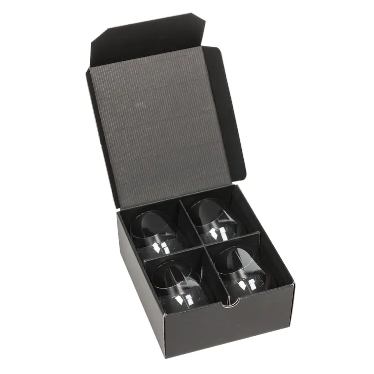 Hogarth Stemless Wine Glass 13 oz - Deep Etch #2