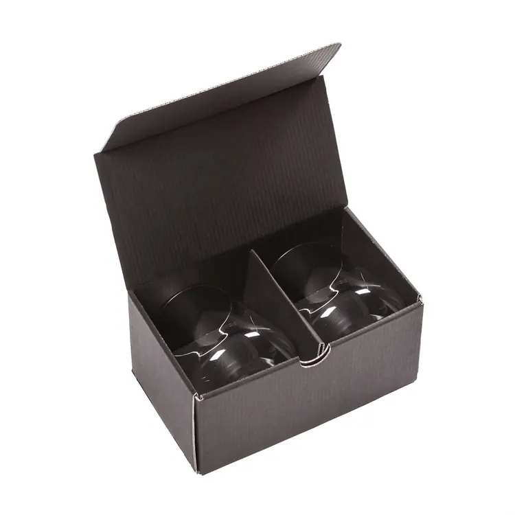 Hogarth Stemless Wine Glass 13 oz - Deep Etch #3