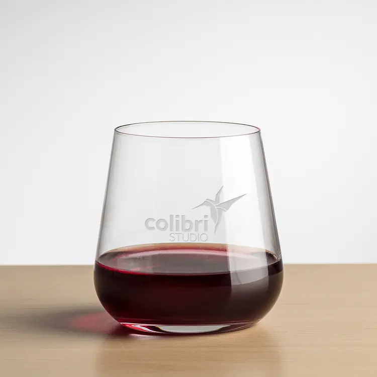 Howden Stemless Wine Glass 11 oz - Deep Etch