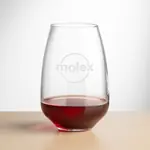Oldham Stemless Wine Glass 15 oz - Deep Etch