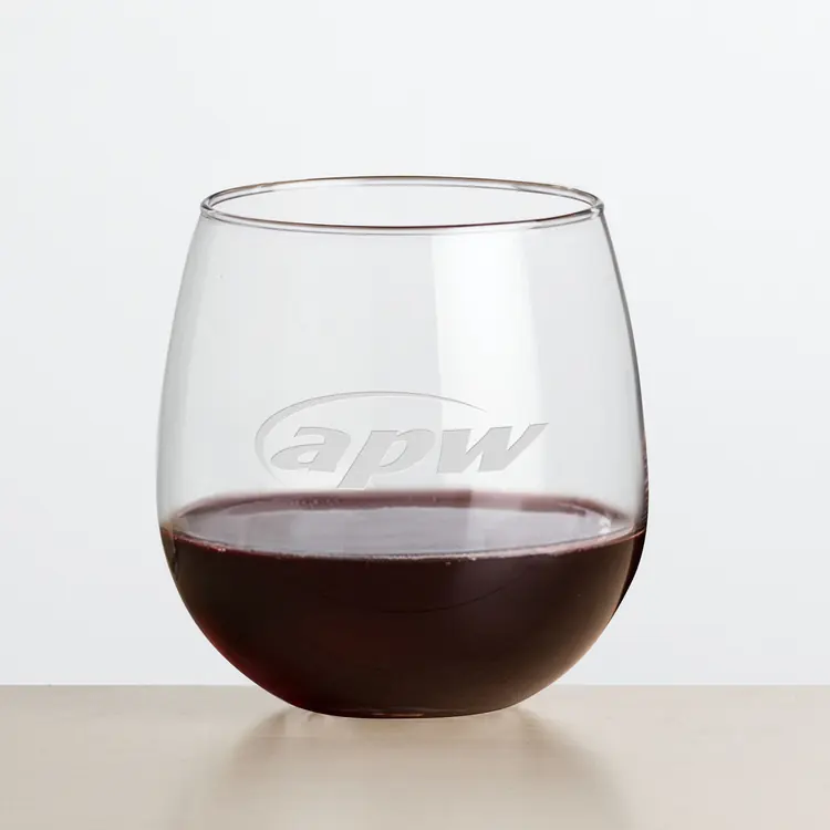 Ossington Stemless Wine Glass 16.75 oz - Deep Etch