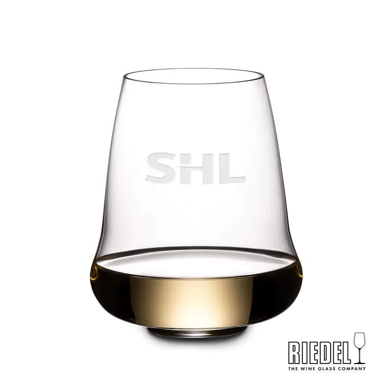 RIEDEL Wings Stemless Wine Glass 15.52 oz - Deep Etch