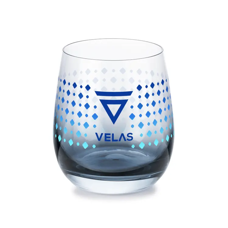 Soudan Stemless Wine 11.5 oz Smoke - VividPrint