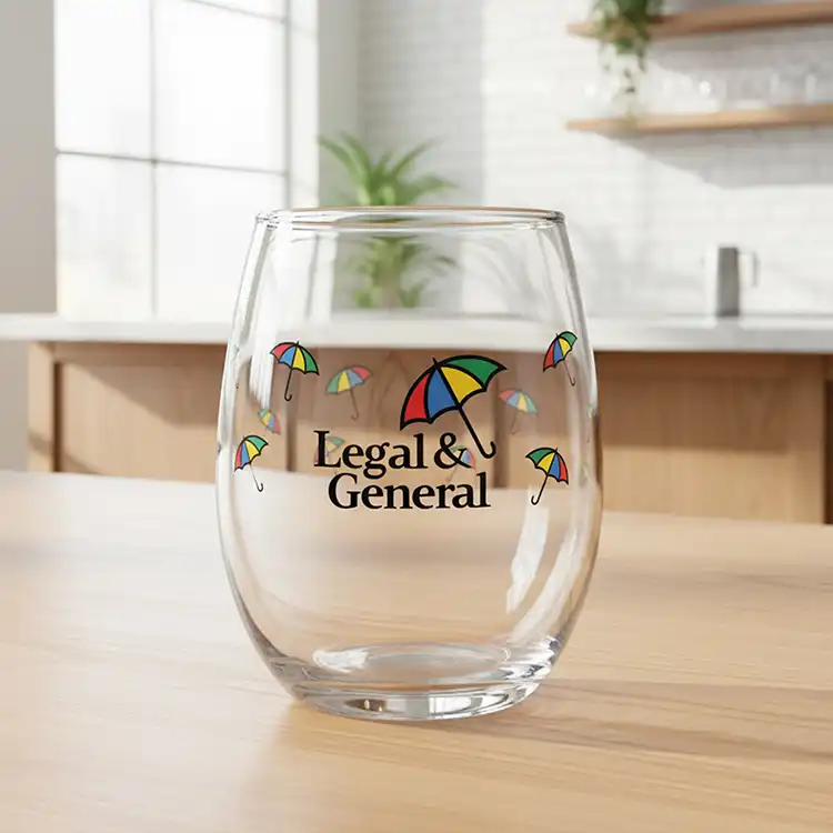 Stanford Stemless Wine Glass 21 oz - Full Color #2
