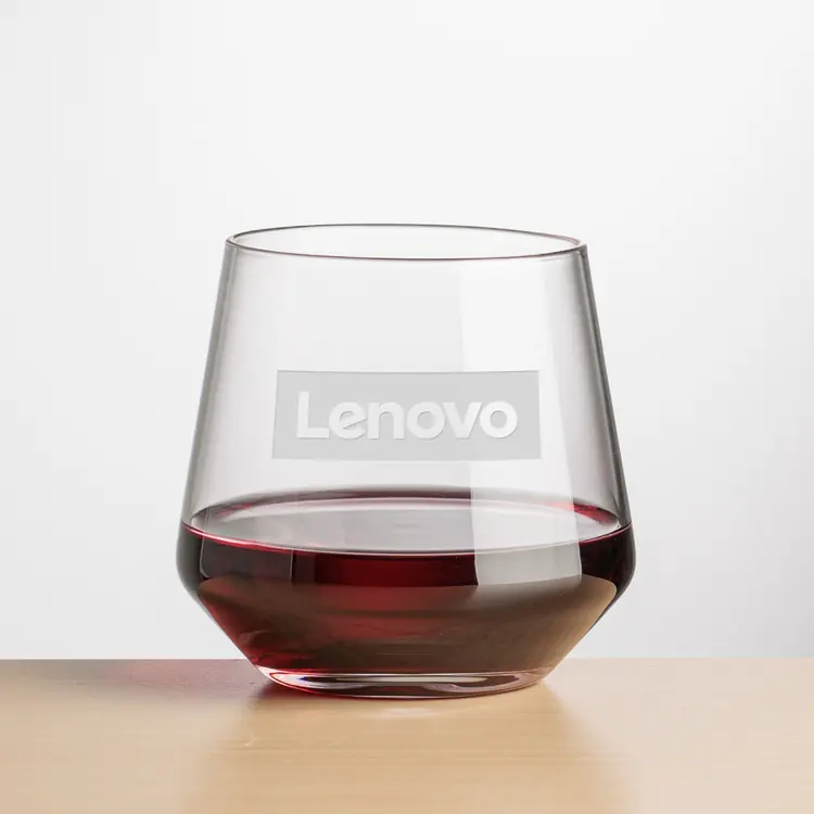 Tucson Stemless Wine Glass 11 oz - Deep Etch