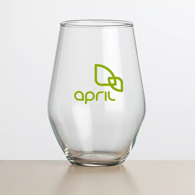 Vale Stemless Wine Glass 19 oz - Imprinted